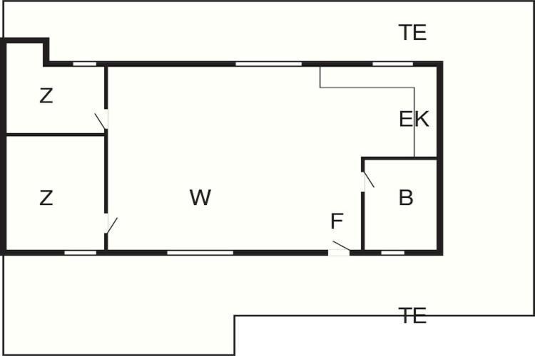 6 Person Holiday Home In Skagen Eksteriør bilde